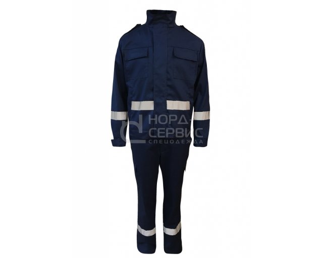  ПОШИВ: Костюм рабочий мужской для охранника, куртка и брюки S-324