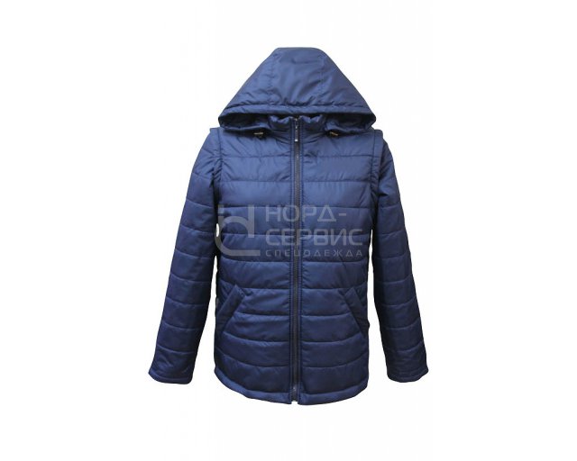 ПОШИВ: Куртка утепленная с отстегивающимися рукавами SW-076