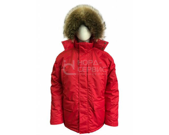  ПОШИВ: Куртка зимняя рабочая SW-088 мембранная, с натуральным мехом енота 